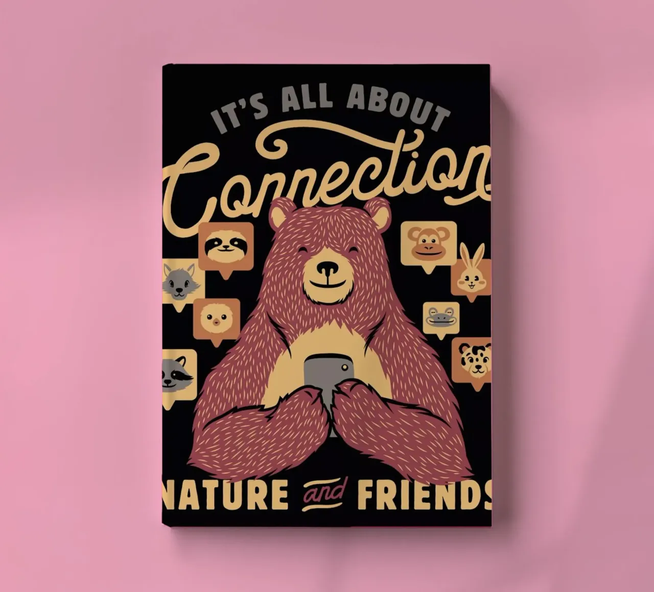 It's All About Connection Notizbuch von Tobe Fonseca