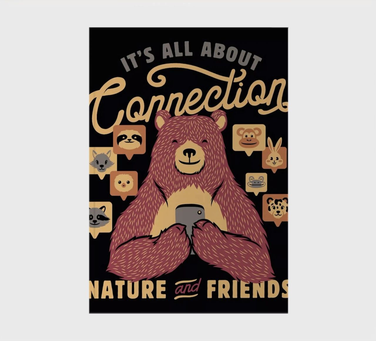 It's All About Connection notebook by Tobe Fonseca