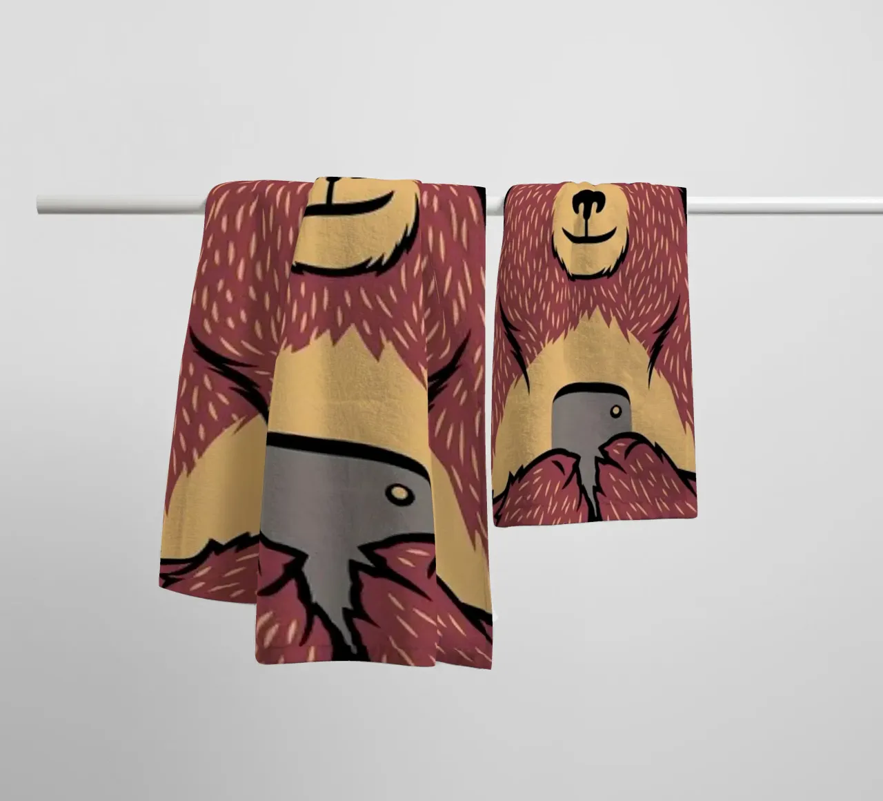 It's All About Connection asciugamano da bagno da Tobe Fonseca