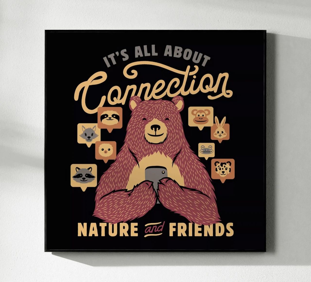 It's All About Connection plexiglass da Tobe Fonseca