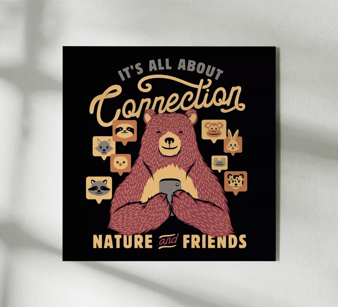 It's All About Connection plexiglass da Tobe Fonseca