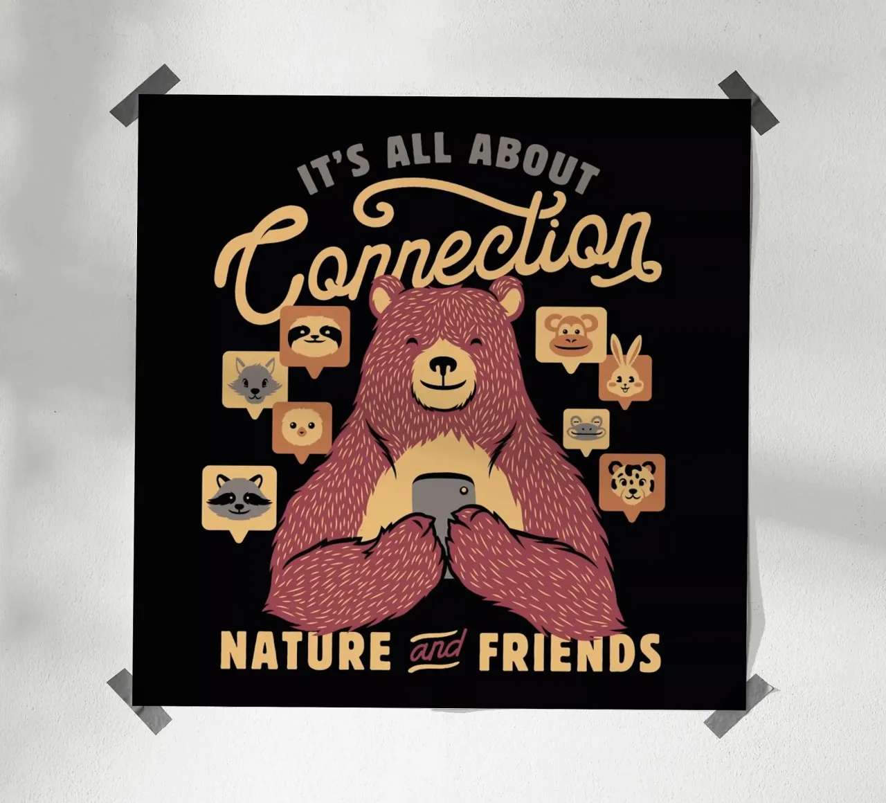 It's All About Connection carta hahnemühle da Tobe Fonseca