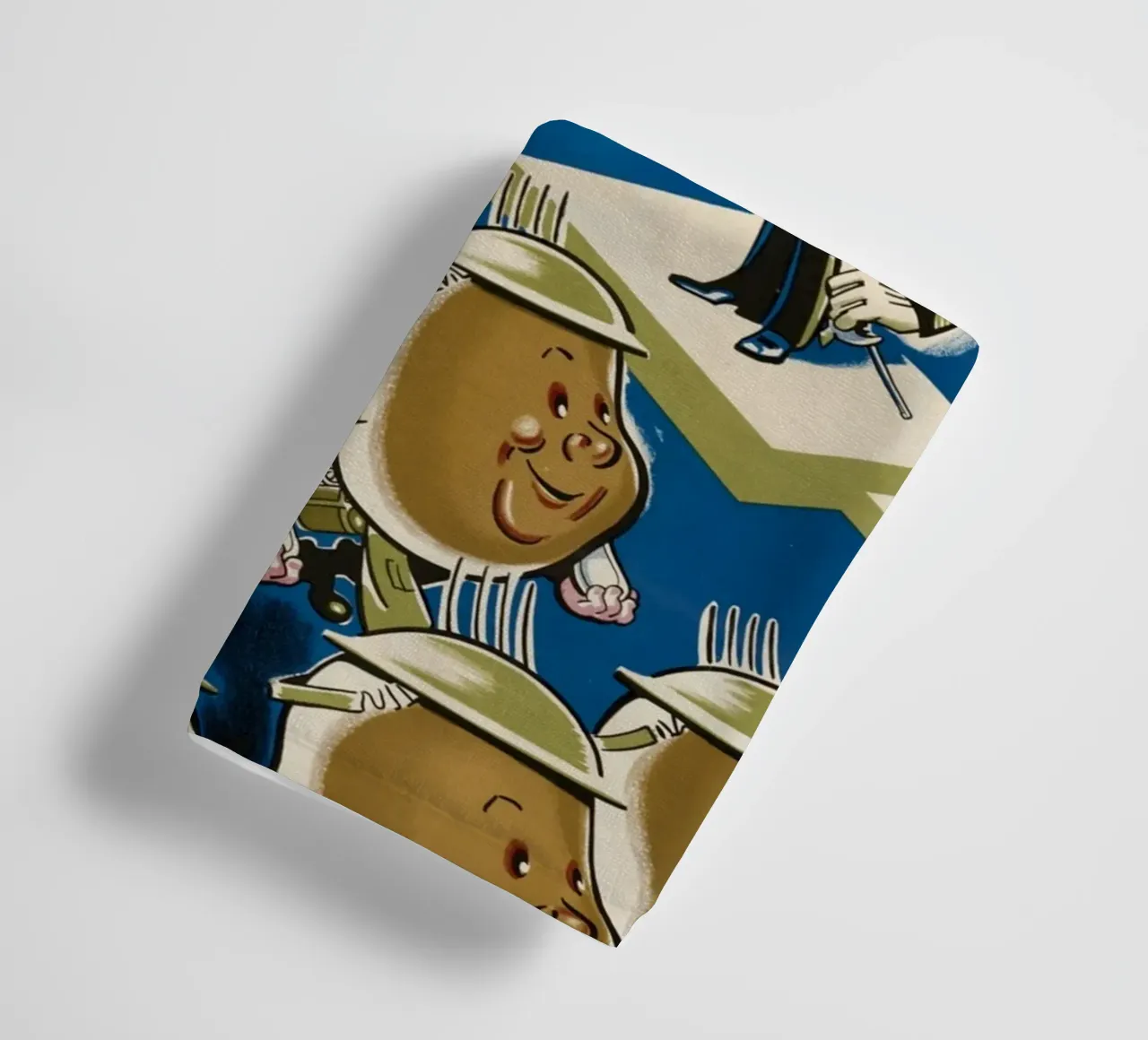 WWII "Field-Marshal Potato Pete" Propaganda Poster asciugamano da bagno da ClubArt