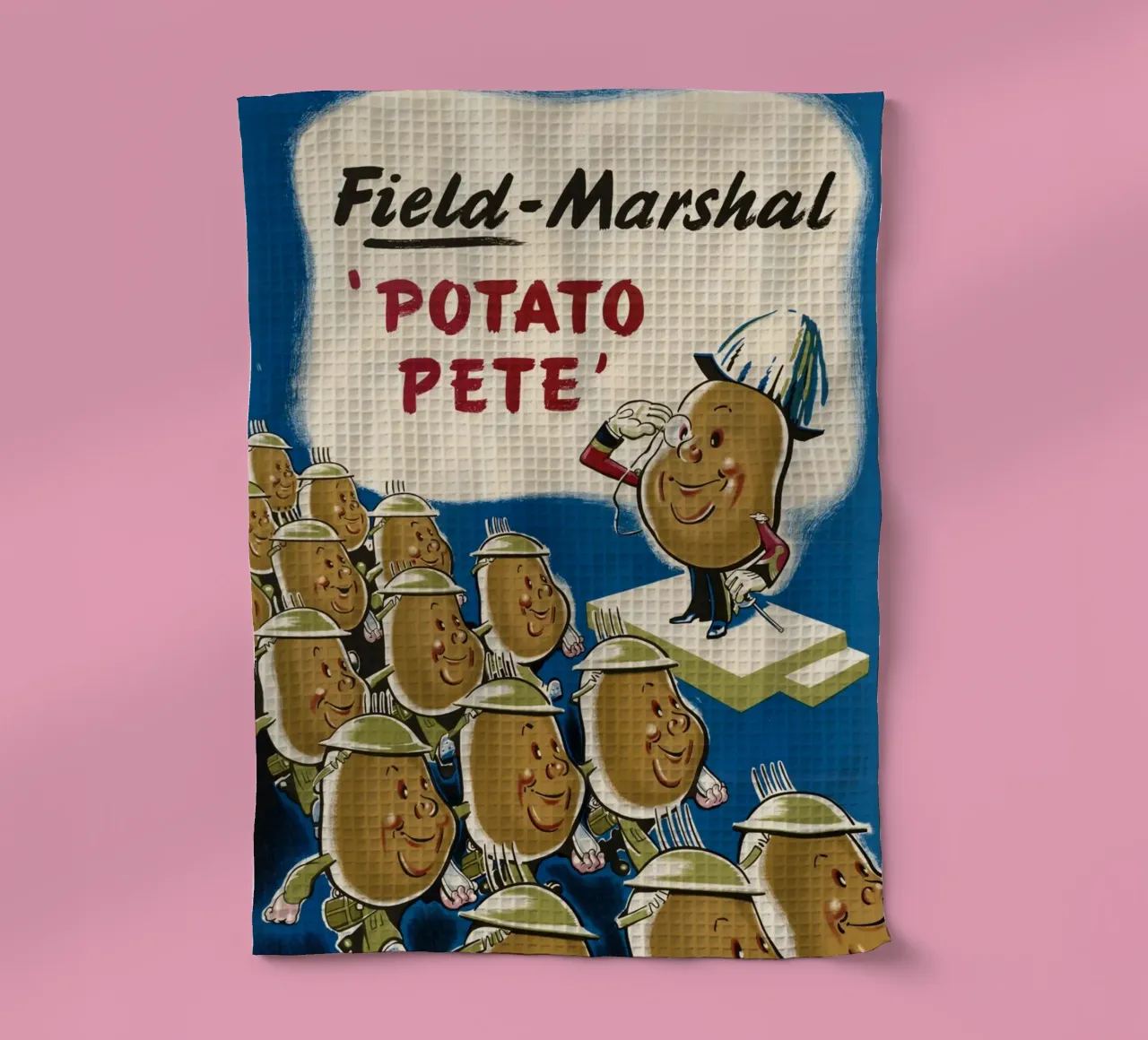 WWII "Field-Marshal Potato Pete" Propaganda Poster canovaccio da cucina da ClubArt