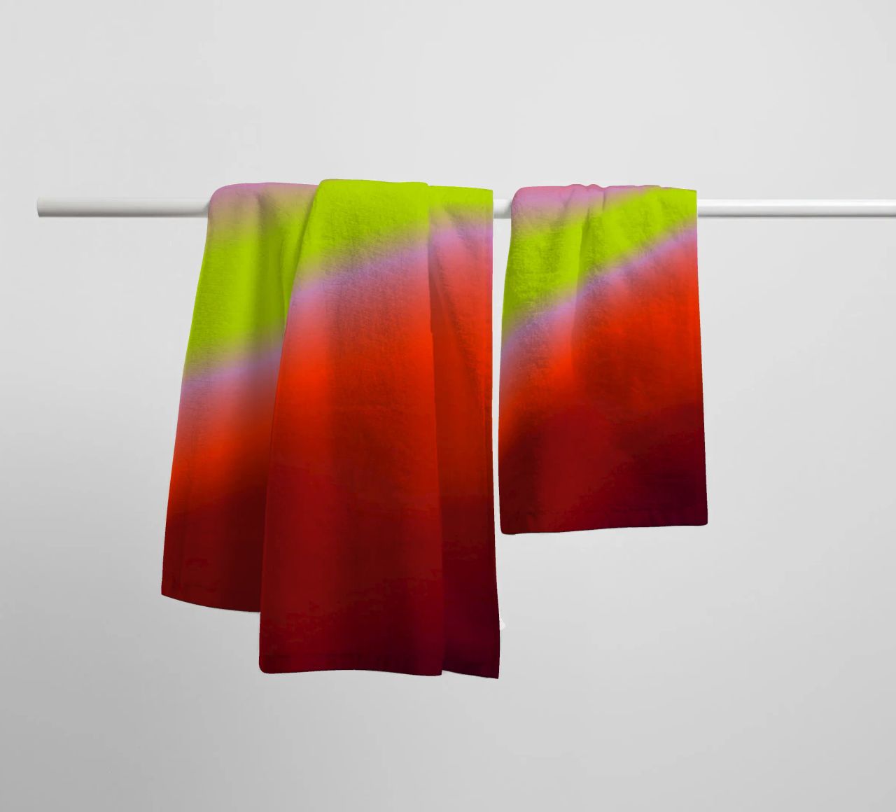THE REAL LEADER'S HEART IS DEVOTED TO SERVICE towel by ÂME LIBRE STUDIO