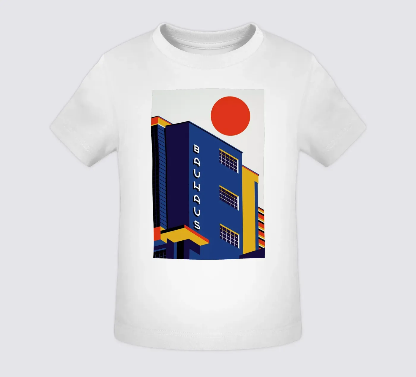 Edificio Bauhaus maglietta neonato da Bo Lundberg