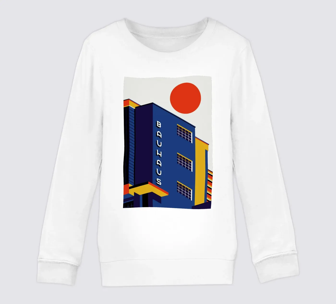 Edificio Bauhaus felpa bambino da Bo Lundberg