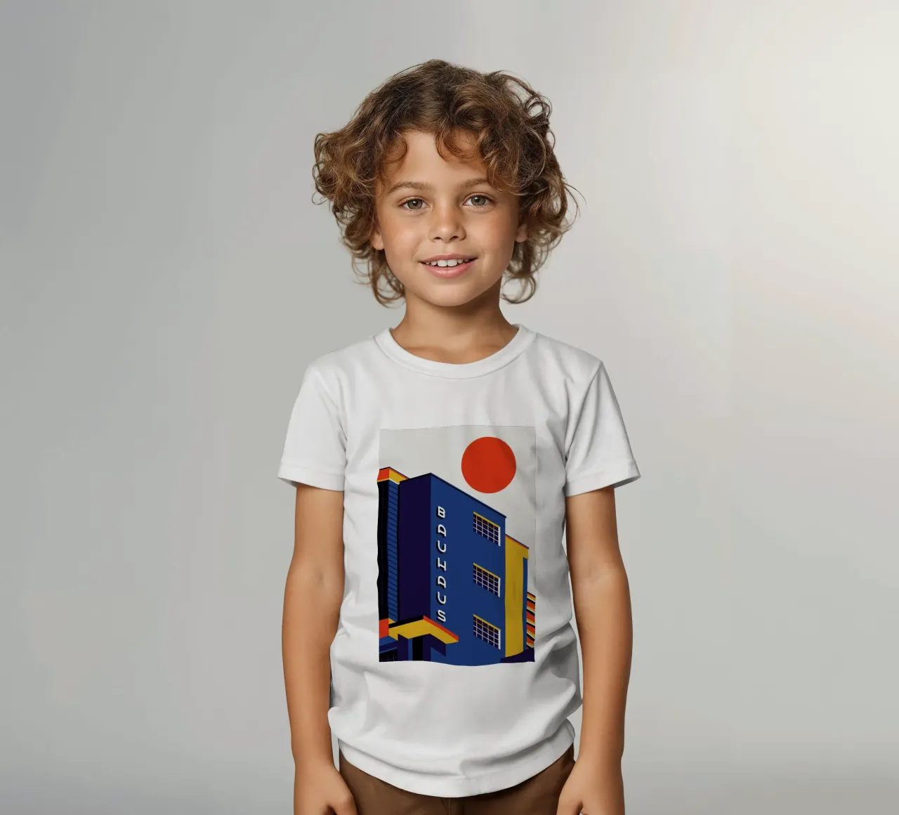 Edificio Bauhaus t-shirt bambini da Bo Lundberg