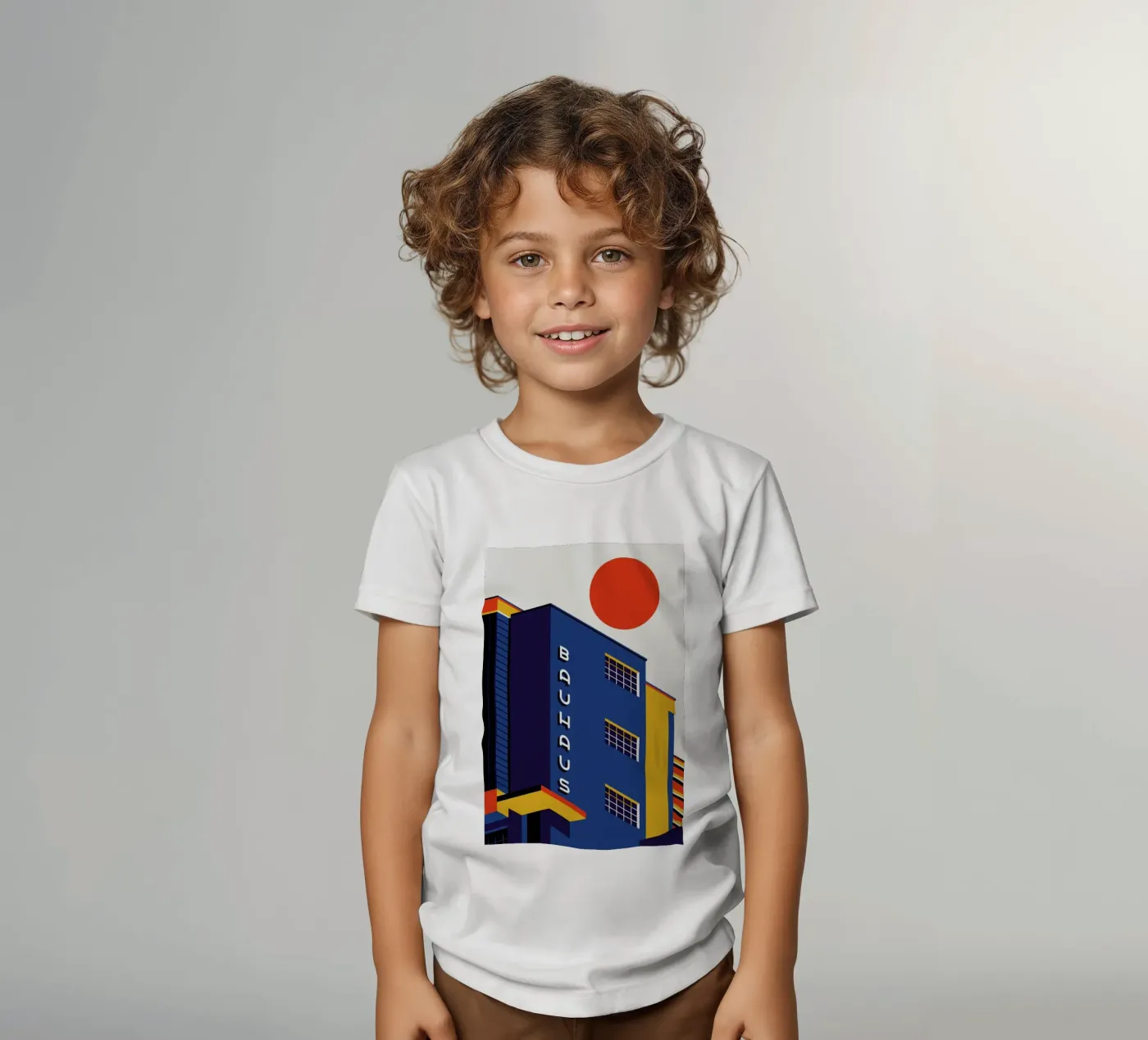 Bauhaus Building t-shirt bambini da Bo Lundberg