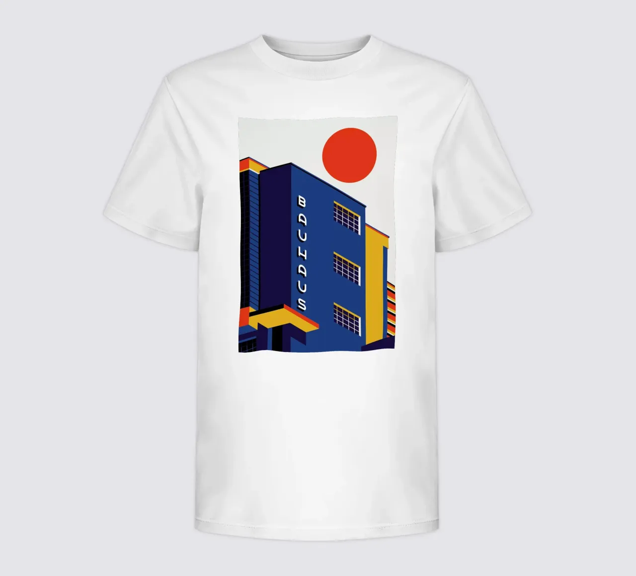 Edificio Bauhaus t-shirt bambini da Bo Lundberg