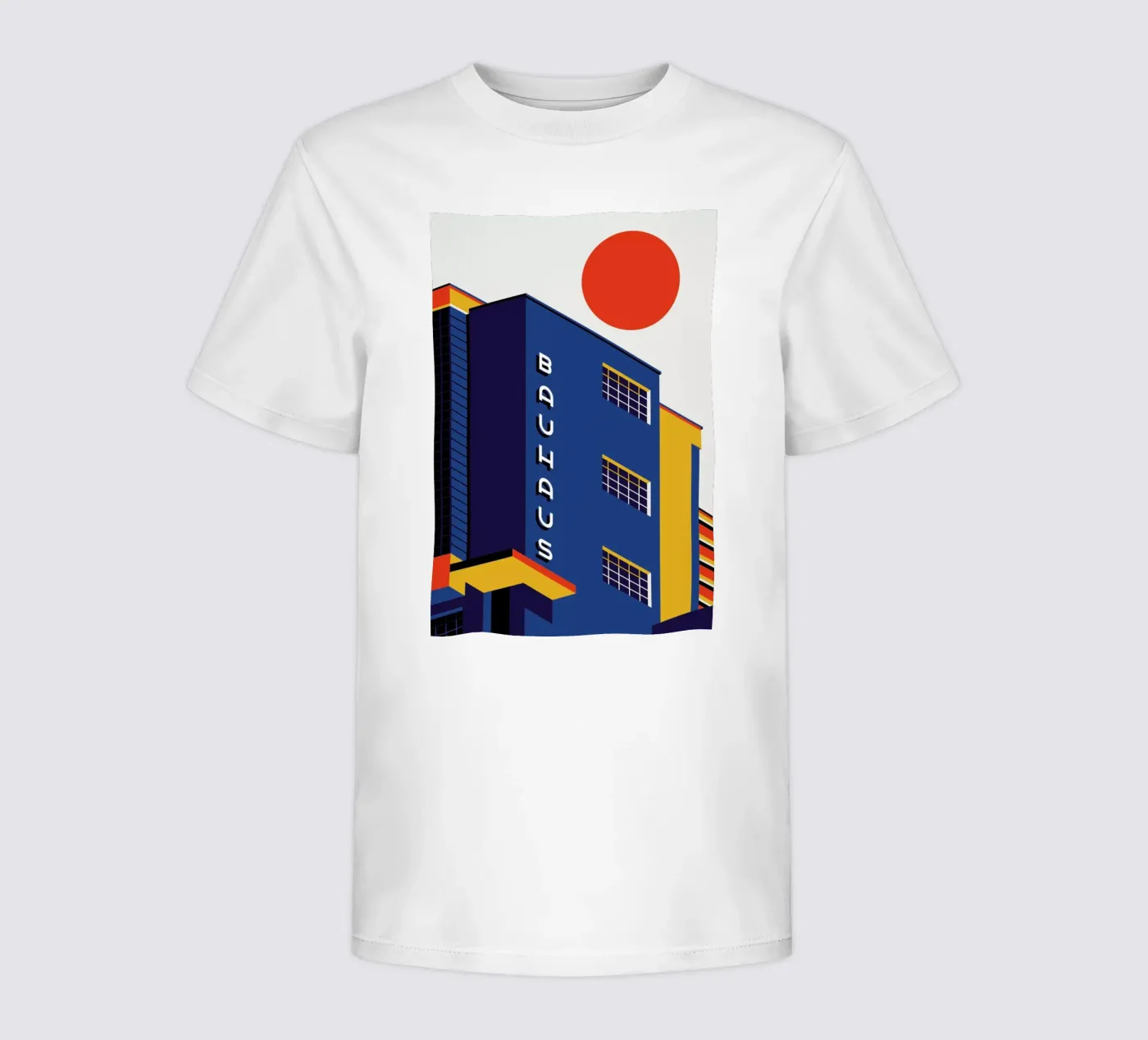 Bauhaus Building t-shirt bambini da Bo Lundberg