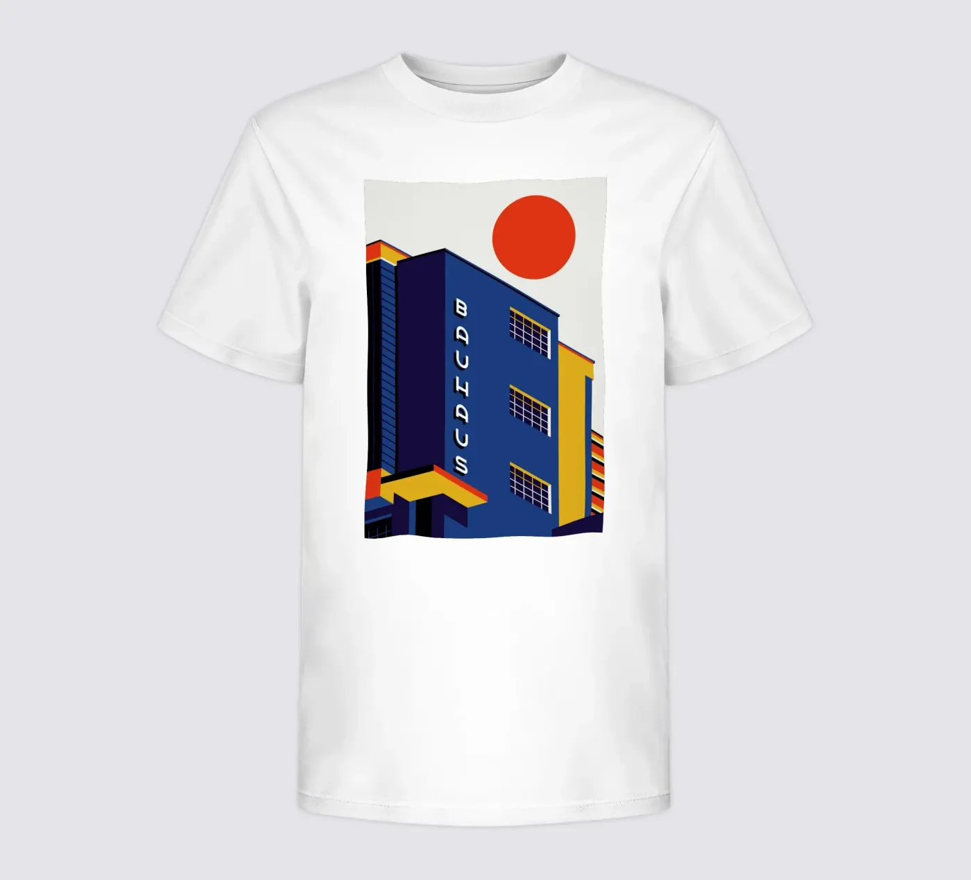 Bauhaus Building t-shirt bambini da Bo Lundberg