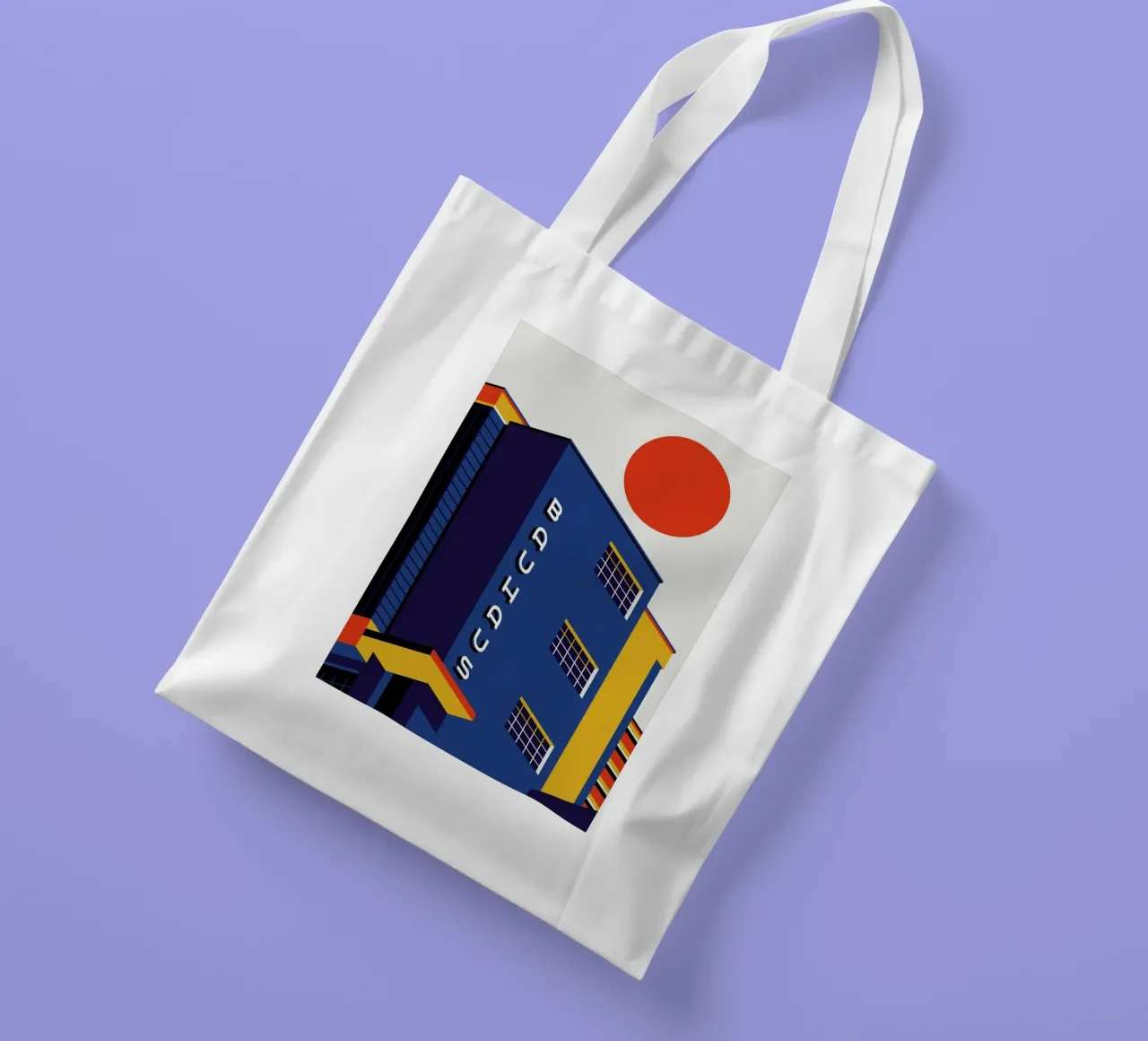 Edificio Bauhaus borsa in juta da Bo Lundberg