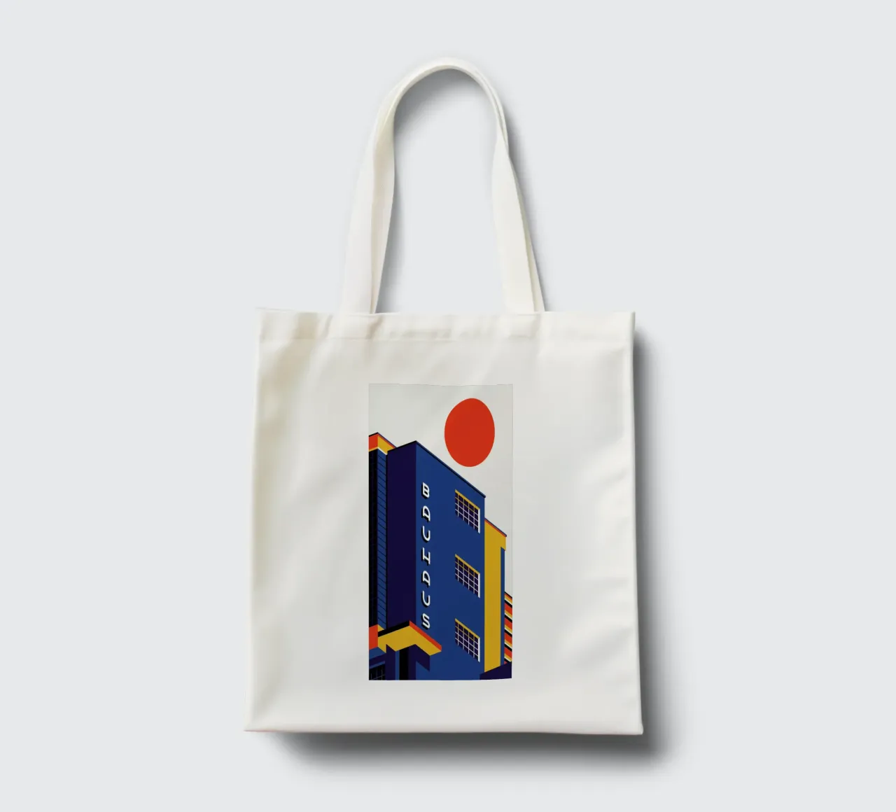 Edificio Bauhaus borsa in juta da Bo Lundberg