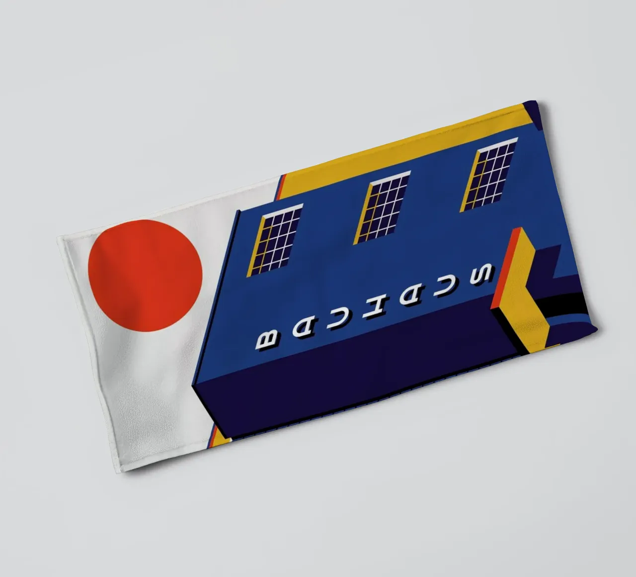 Edificio Bauhaus asciugamano da bagno da Bo Lundberg