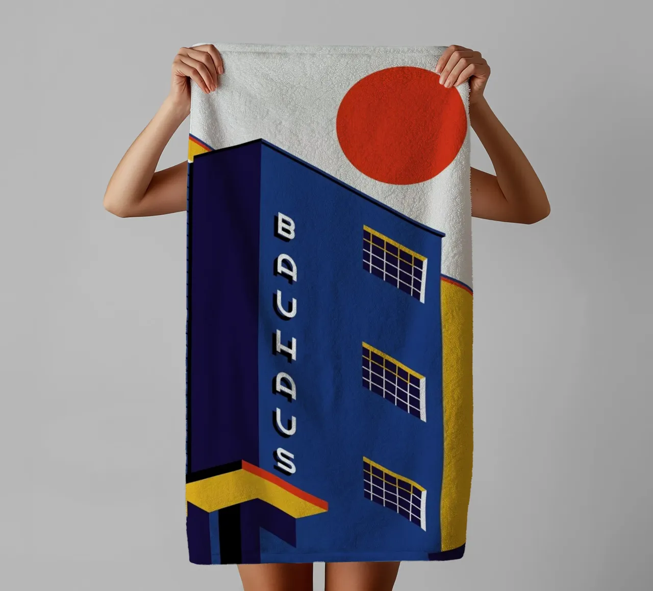 Edificio Bauhaus asciugamano da bagno da Bo Lundberg