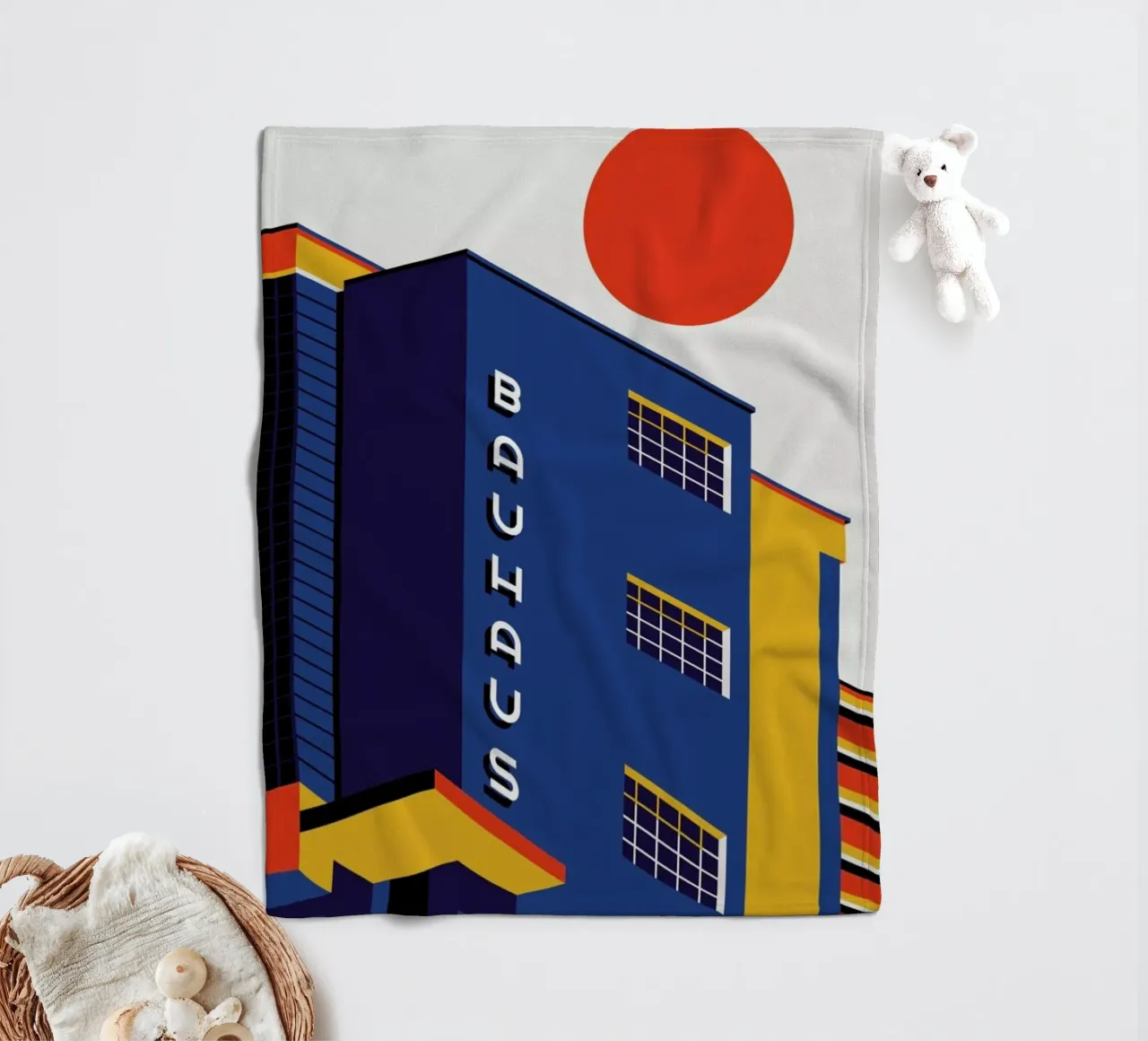 Edificio Bauhaus coperta in pile da Bo Lundberg