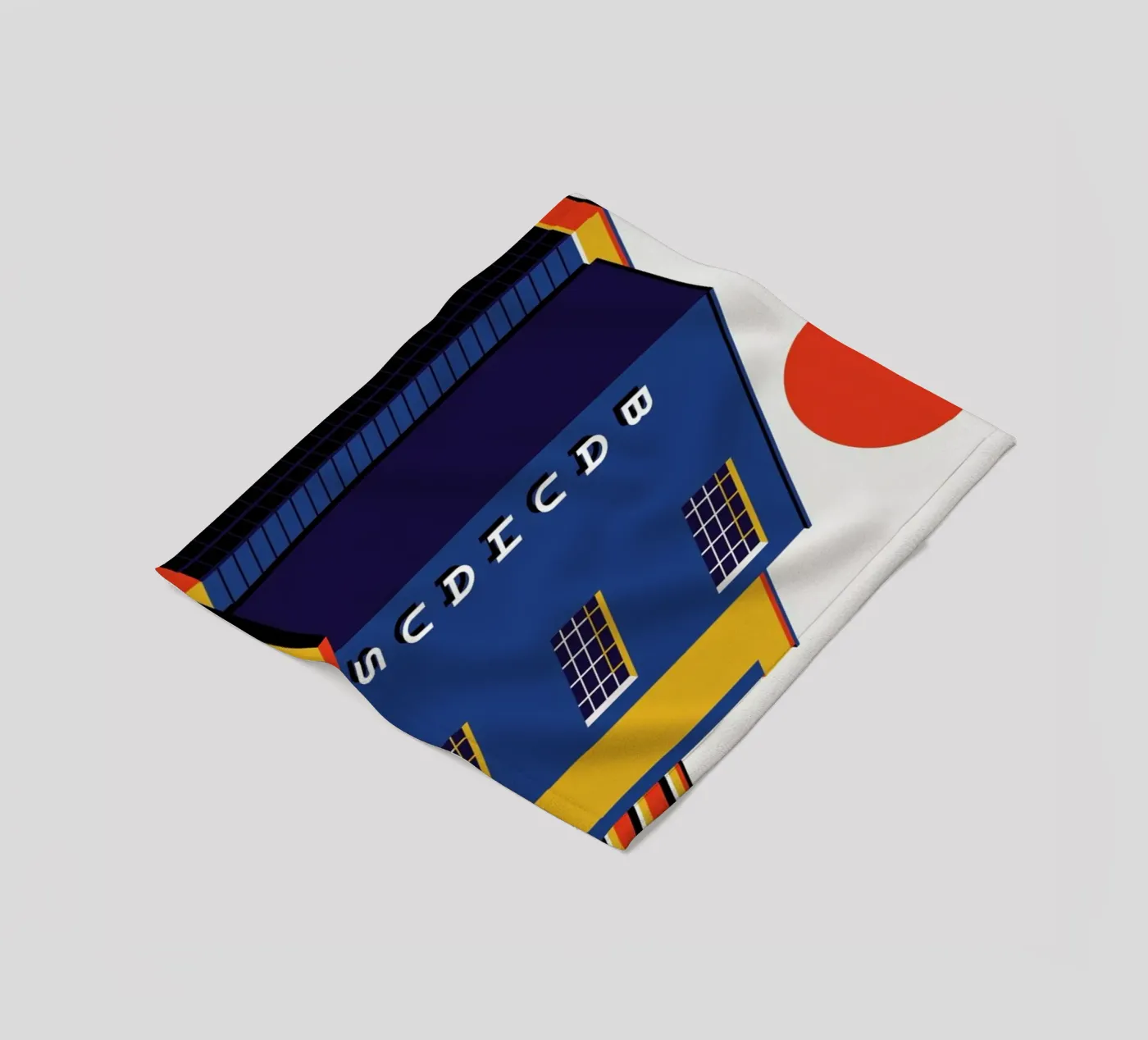 Bauhaus-Gebäude Fleecedecke von Bo Lundberg