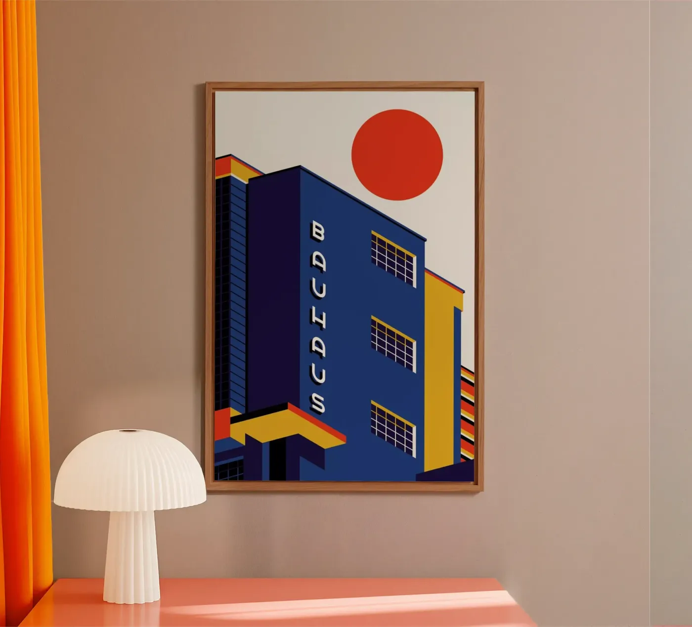 Bauhaus Building Alu-Dibond von Bo Lundberg