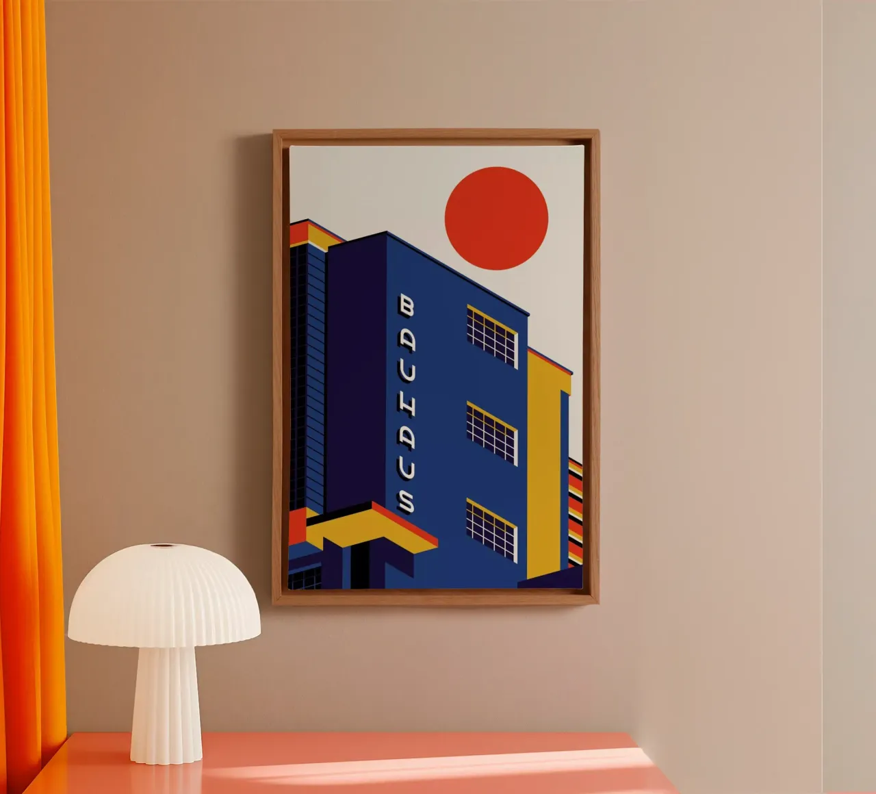 Edificio Bauhaus tela da Bo Lundberg