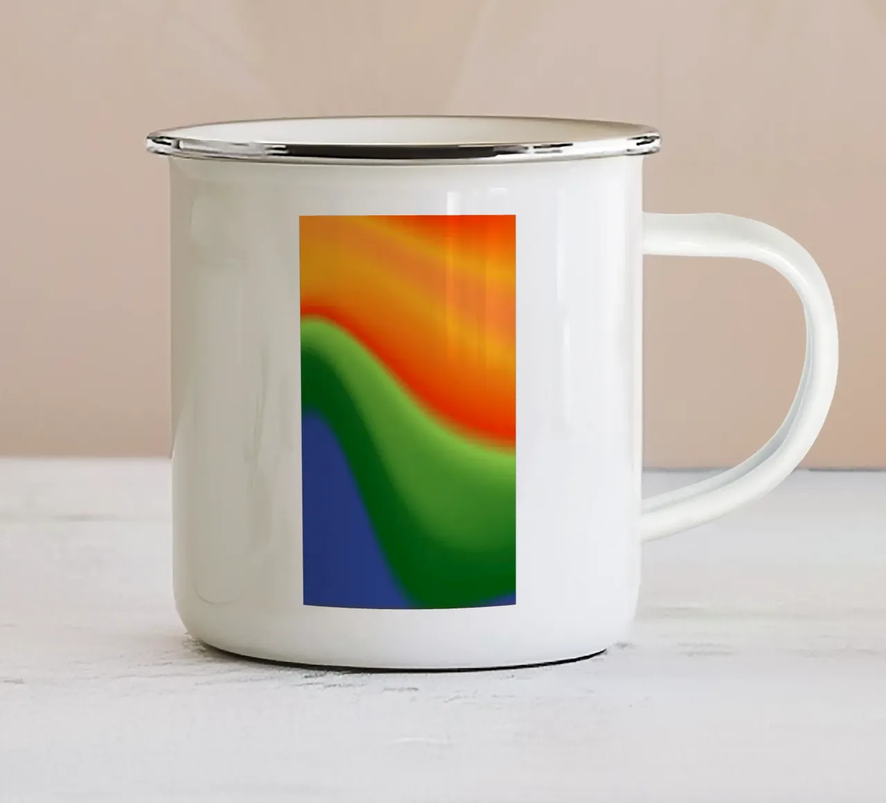 GOOD LUCK CHARM 🧡 tazza in smalto da ÂME LIBRE STUDIO