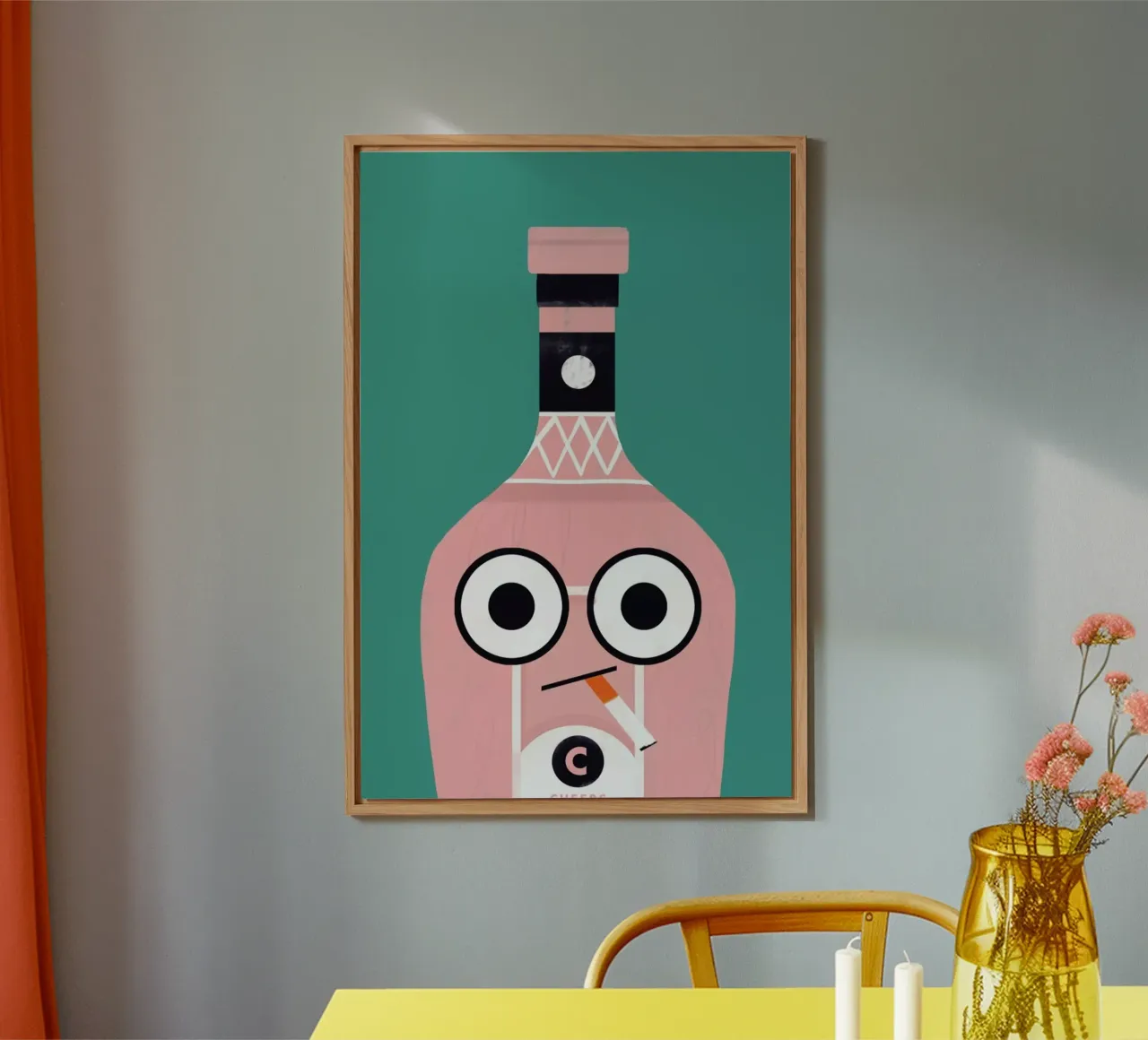 Cool Bottle alluminio dibond da Doozal