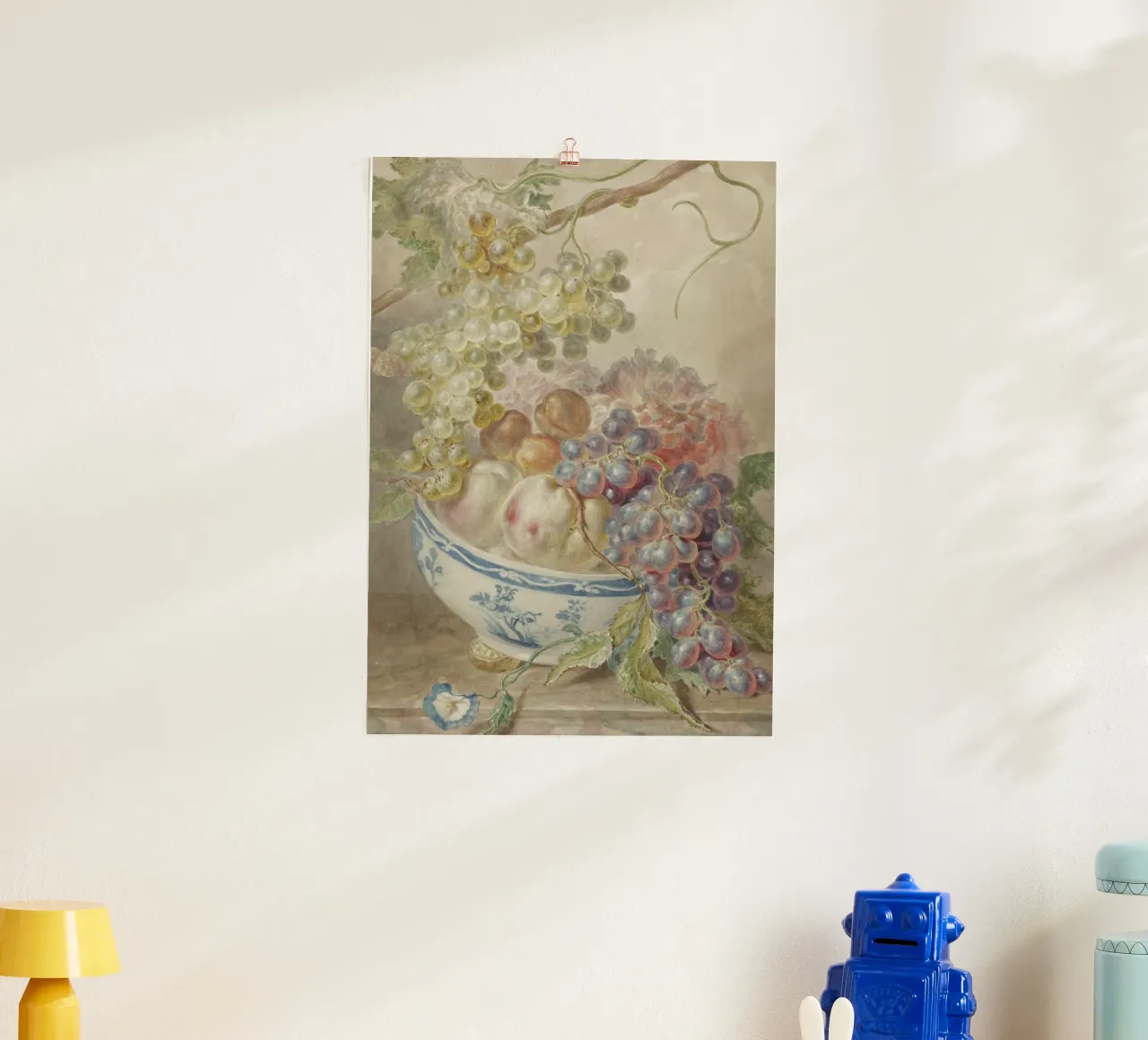 18. Jahrhundert, Stillleben, Fruchtkunst, Botanischer Druck, Aquarell Poster von ClubArt