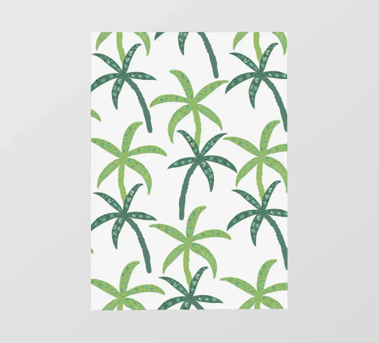 Regenwoud met luipaardpatroon fotobehang van gulsengunel