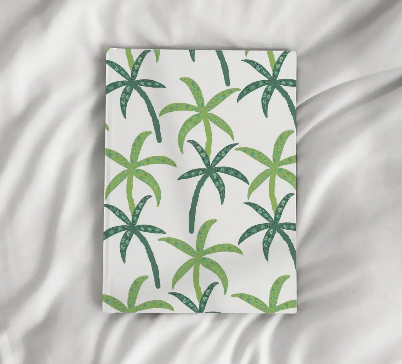 Rain forest with leopard pattern notebook by gulsengunel