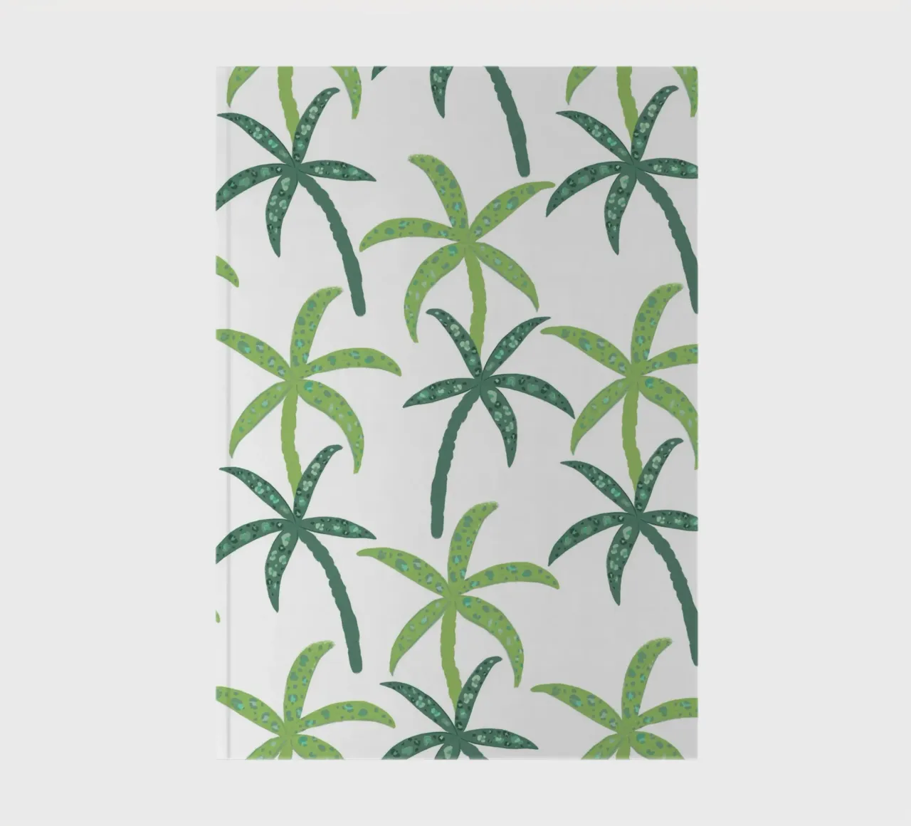 Forêt tropicale avec motif léopard carnet de notes de gulsengunel
