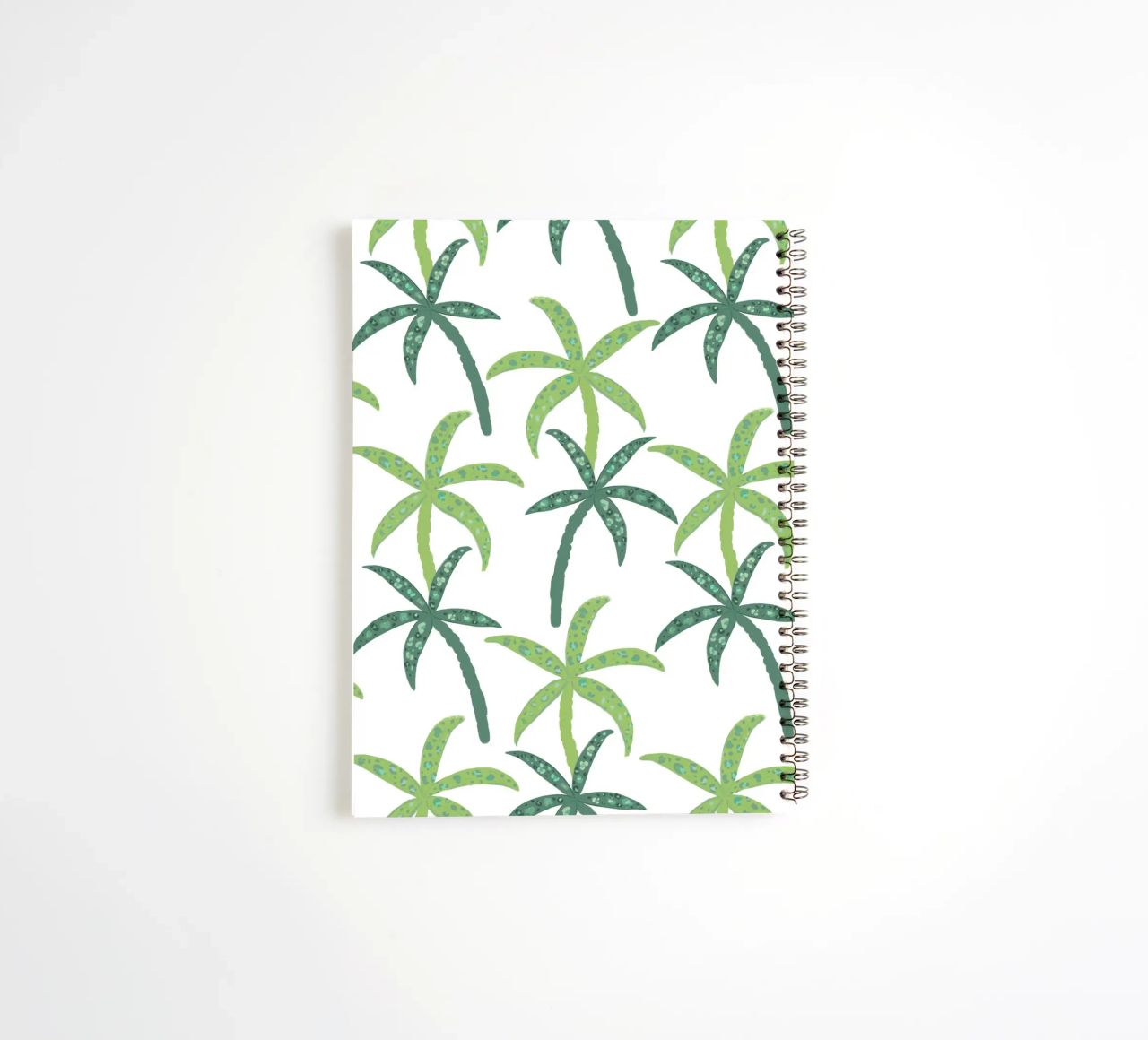 Rain forest with leopard pattern spiral notebook by gulsengunel