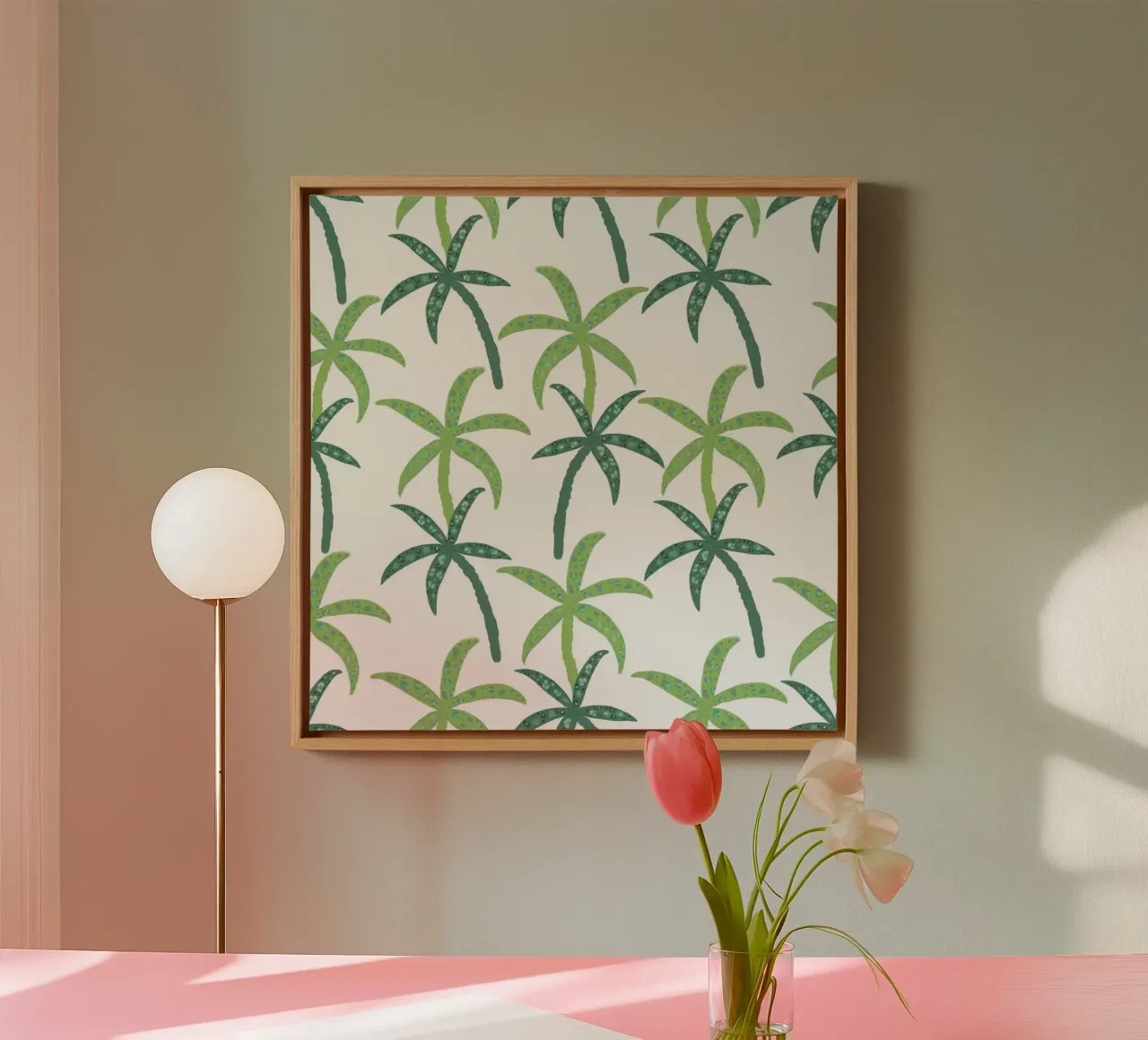 Forêt tropicale avec motif léopard toile de gulsengunel