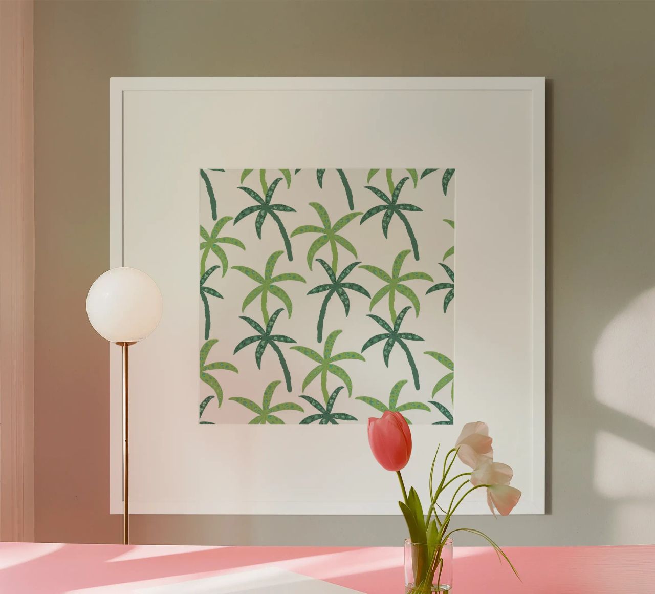 Rain forest with leopard pattern hahnemühle by gulsengunel