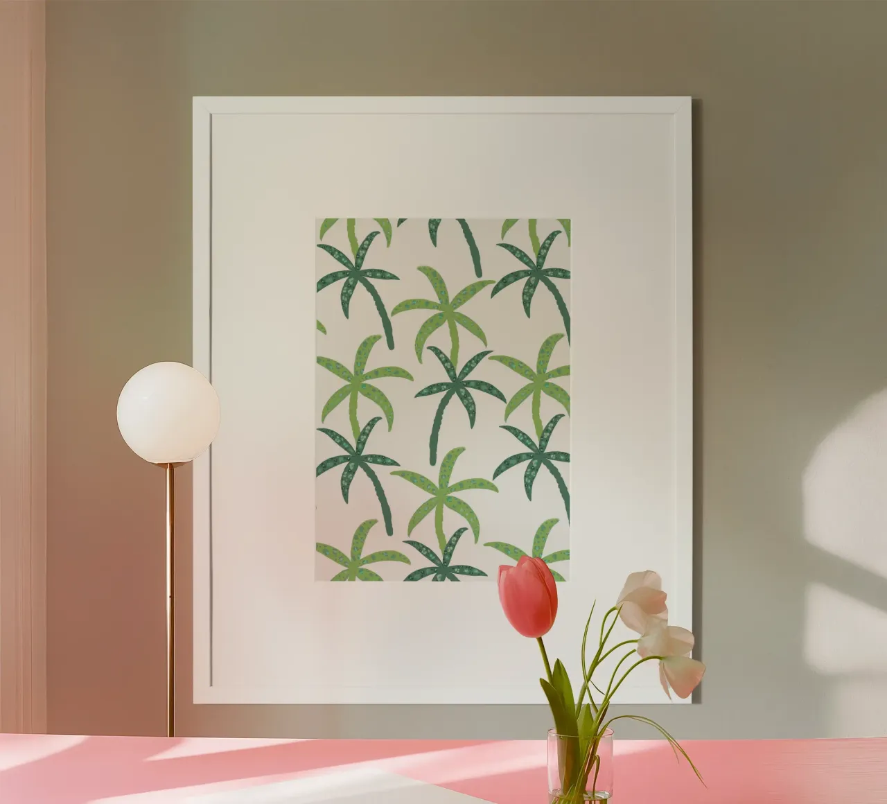 Rain forest with leopard pattern hahnemühle by gulsengunel