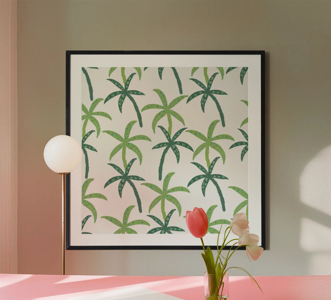 Rain forest with leopard pattern hahnemühle by gulsengunel