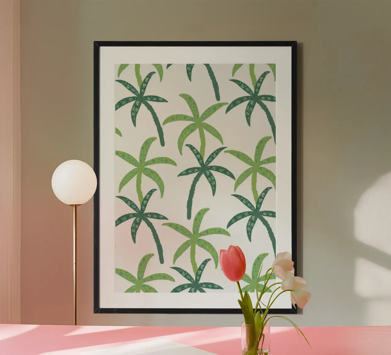 Rain forest with leopard pattern hahnemühle by gulsengunel