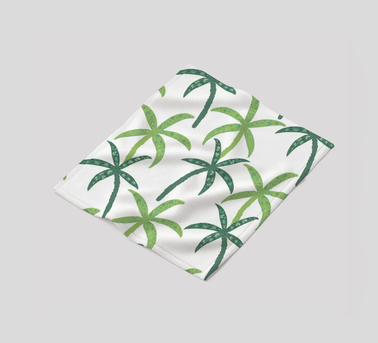 Regenwald mit Leopardenmuster Fleecedecke von gulsengunel