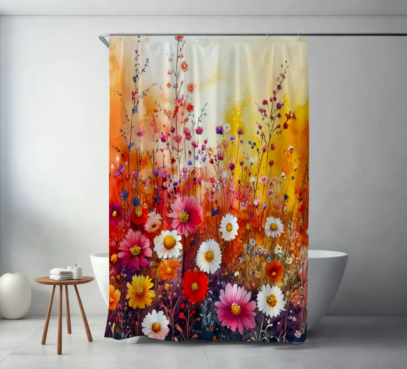 Weide douchegordijn van Justyna Jaszke JBJart