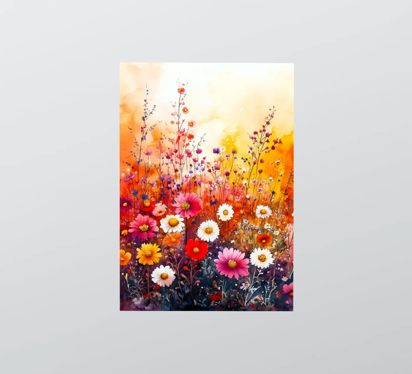 Meadow sticker van Justyna Jaszke JBJart