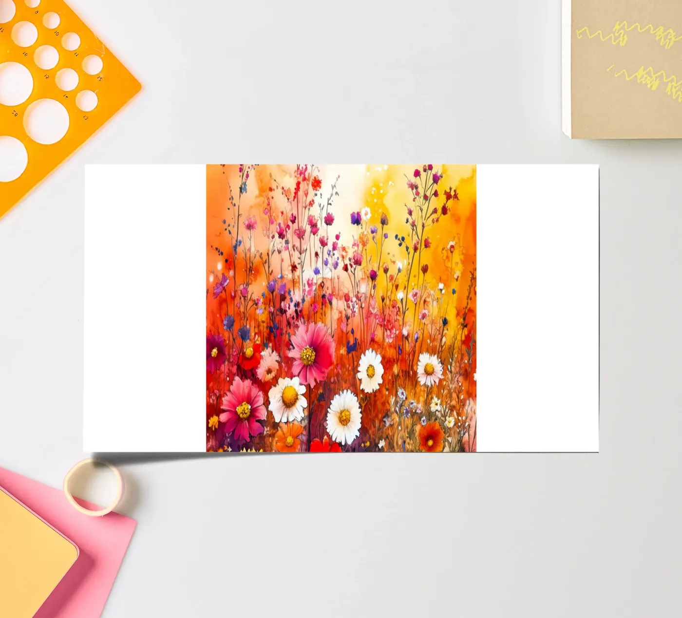 Meadow sticker sheet by Justyna Jaszke JBJart