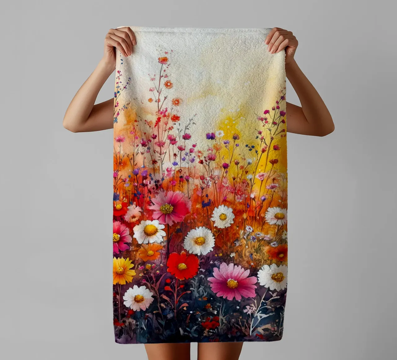 Weide badhanddoek van Justyna Jaszke JBJart