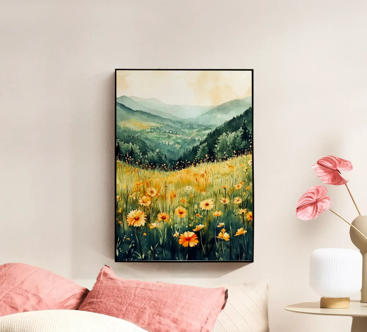 Prato e montagna plexiglass da Justyna Jaszke JBJart