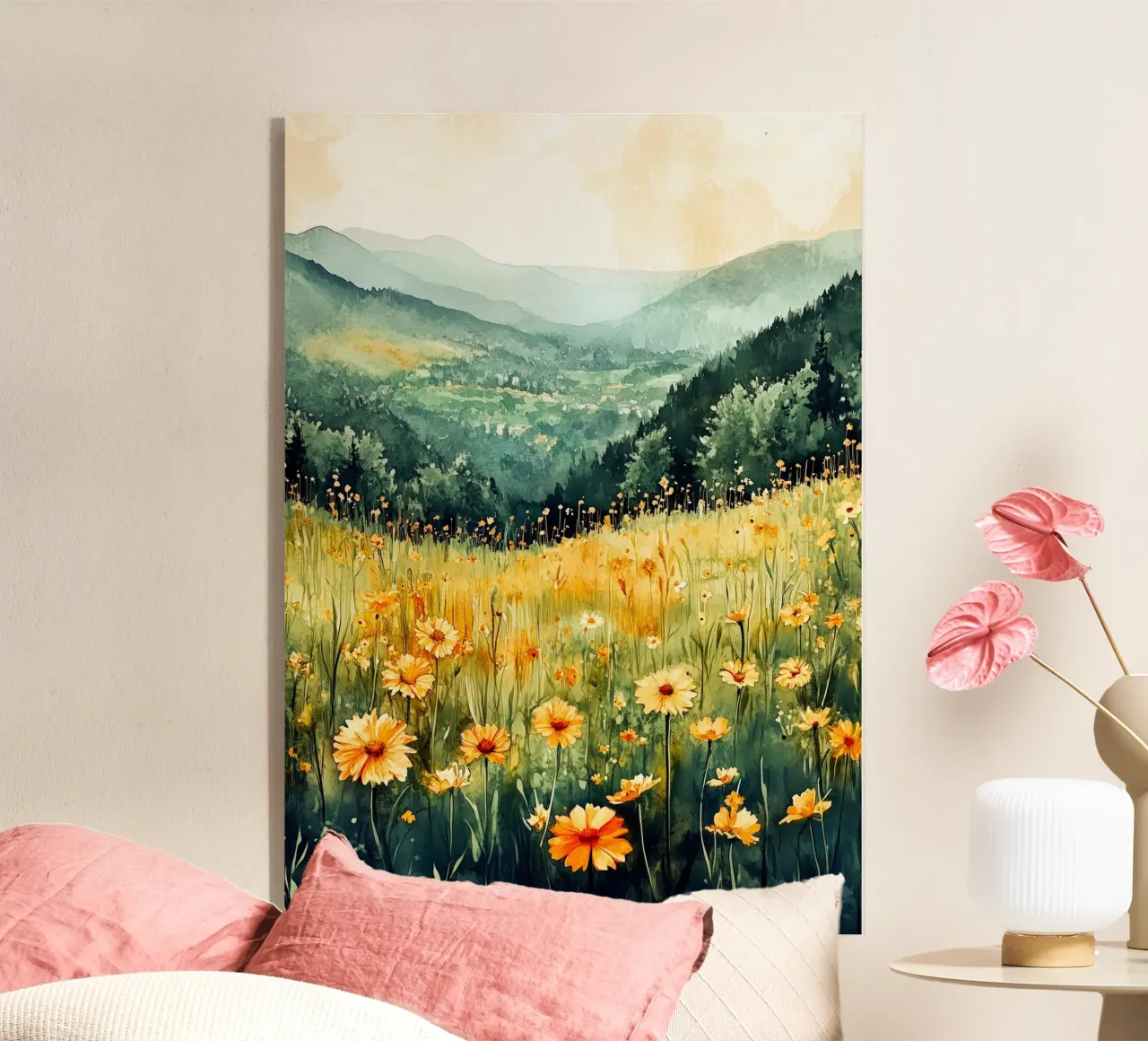 Prato e montagna plexiglass da Justyna Jaszke JBJart