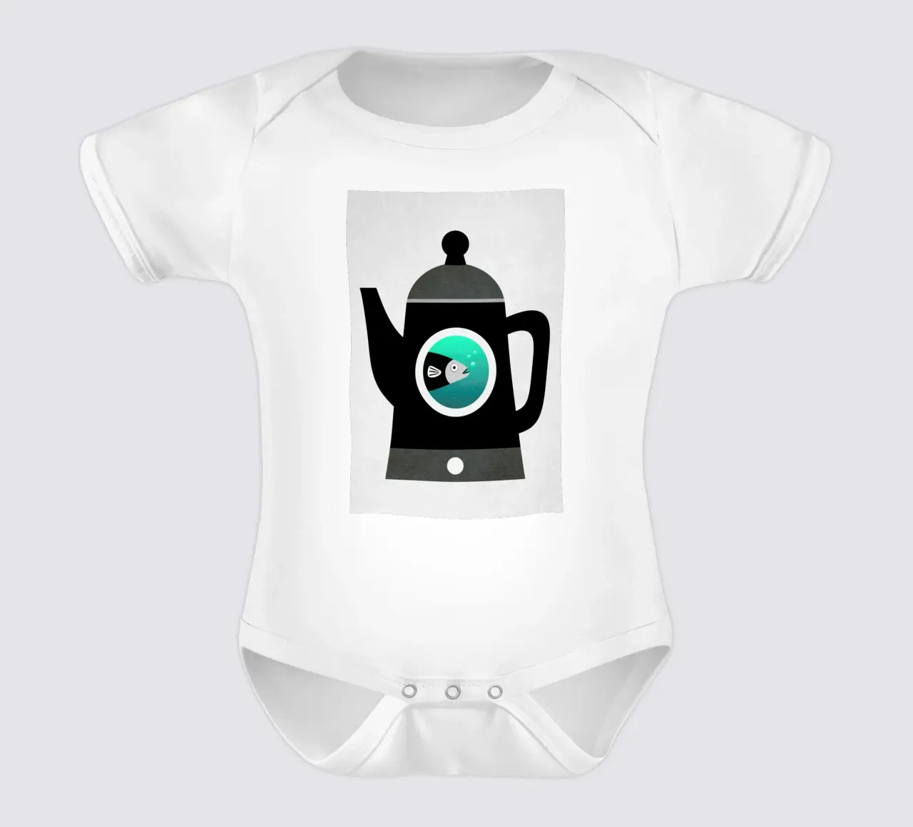 You´d never guess short-sleeve baby romper by Elisabeth Fredriksson