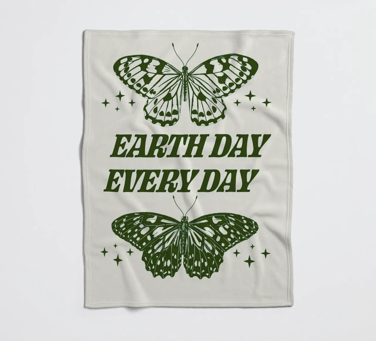 Earth Day Every Day coperta in pile da cafelab