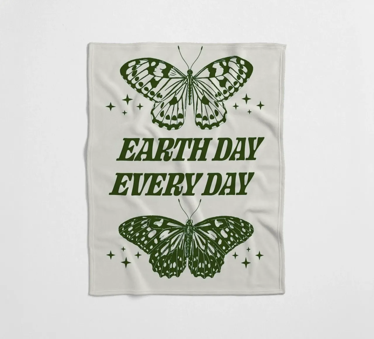 Earth Day Every Day coperta in pile da cafelab