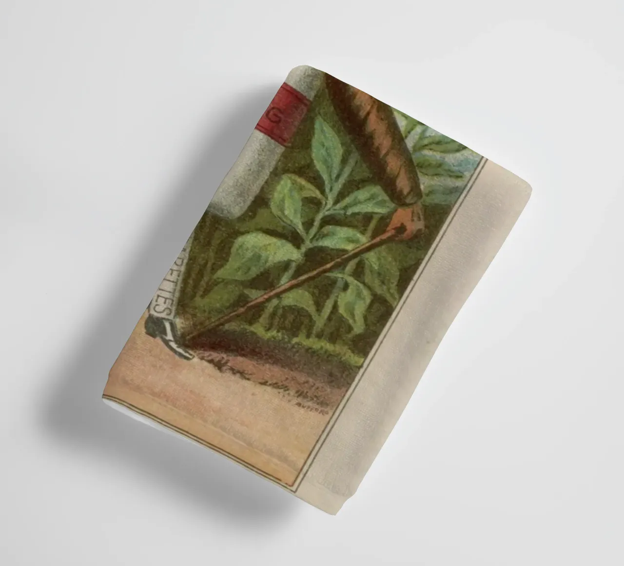 Stampa pubblicitaria d'epoca "Choice Smoking" di Bufford's Cigar Man asciugamano da bagno da ClubArt
