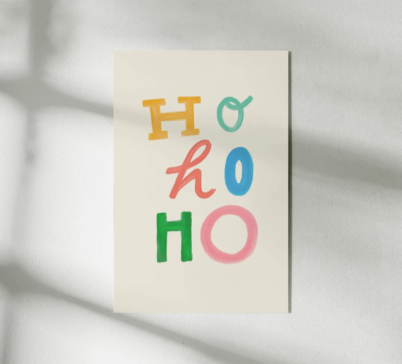 Hohoho Lettering plexiglass da KRUTH DESIGN