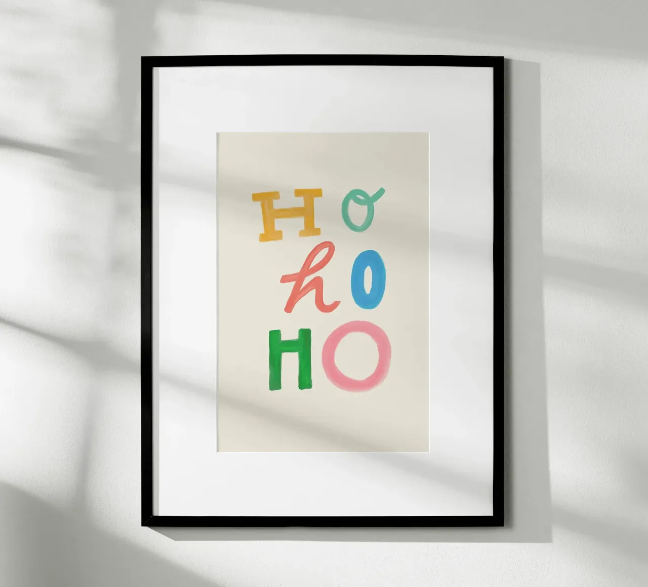 Hohoho Lettering poster da KRUTH DESIGN