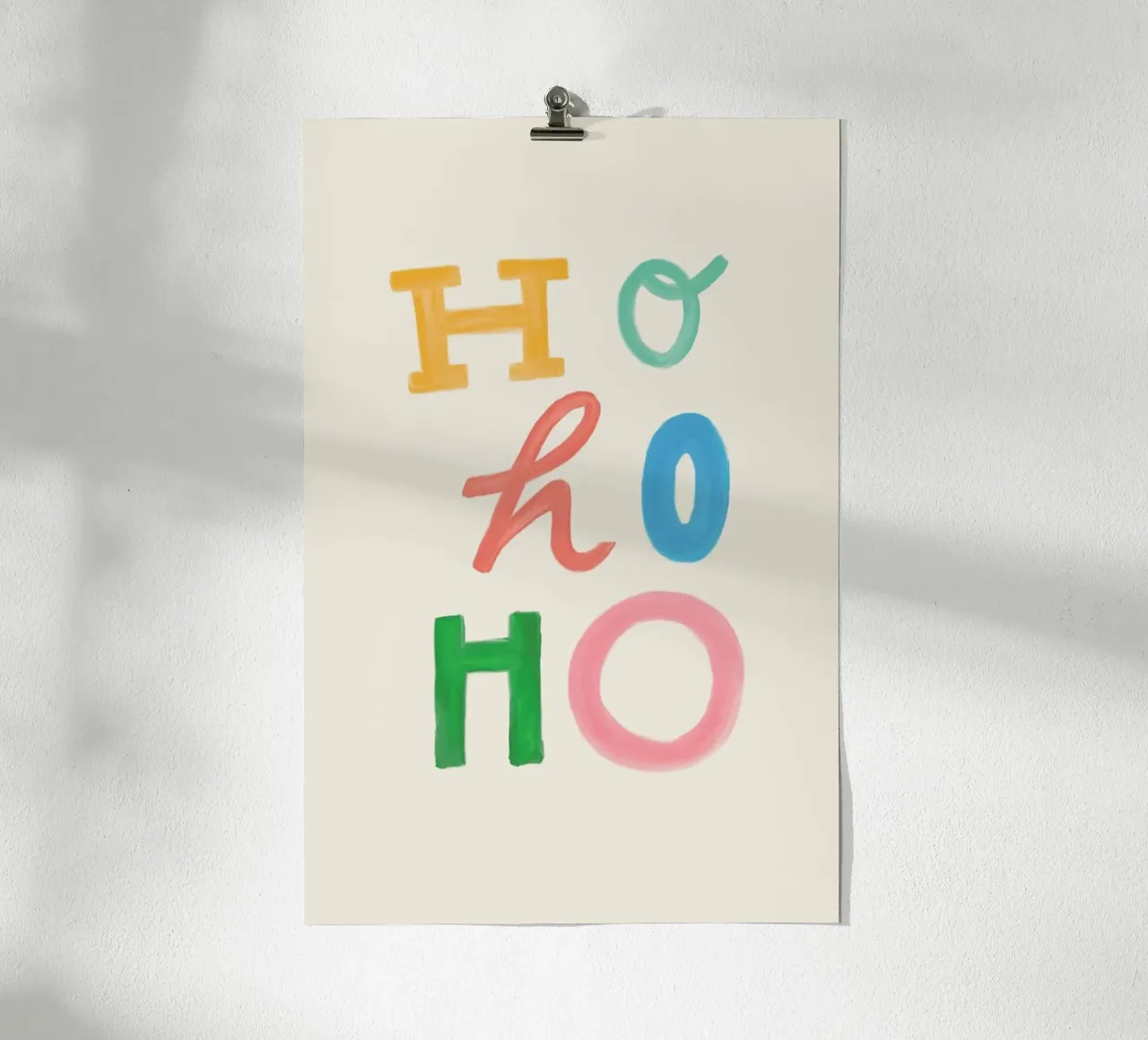 Hohoho Lettering poster da KRUTH DESIGN